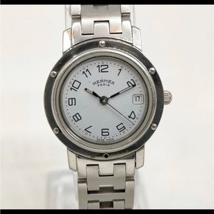 Hermès Clipper watch.  100% authentic